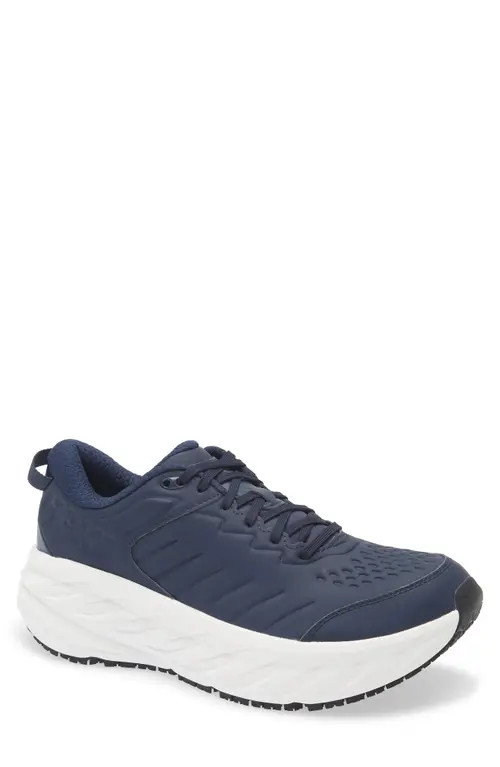 HOKA Bondi SR Shoe in Outerspace /White at Nordstrom, Size 12 | Nordstrom