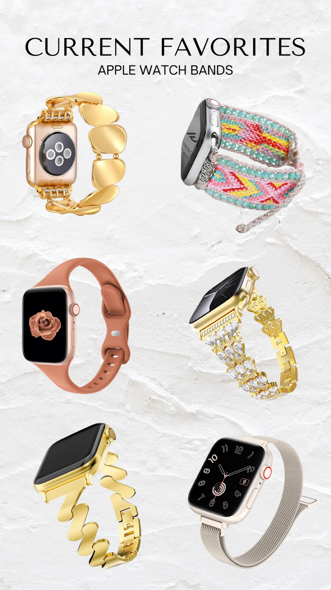 The cutest Apple Watch bands from Amazon that won’t break the bank! 

Apple Watch / watch bands / Amazon finds / Amazon fashion 

#LTKFindsUnder50 #LTKFindsUnder100 #LTKFitness