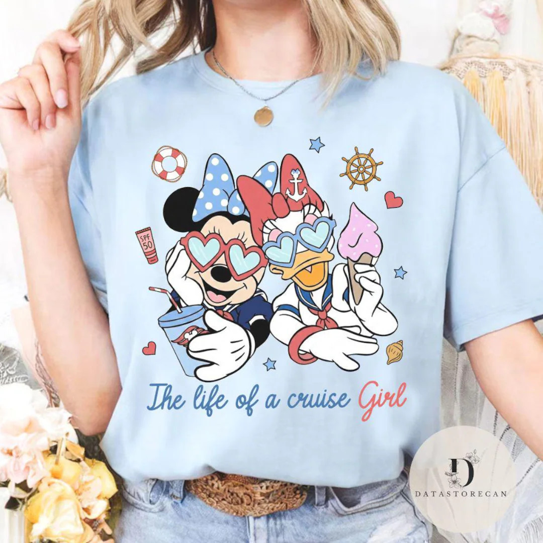 Life of a Cruise Girl Shirt, Disney Cruise Line Minnie Daisy Girls Trip Cruise Shirt, Disney Magi... | Etsy (US)