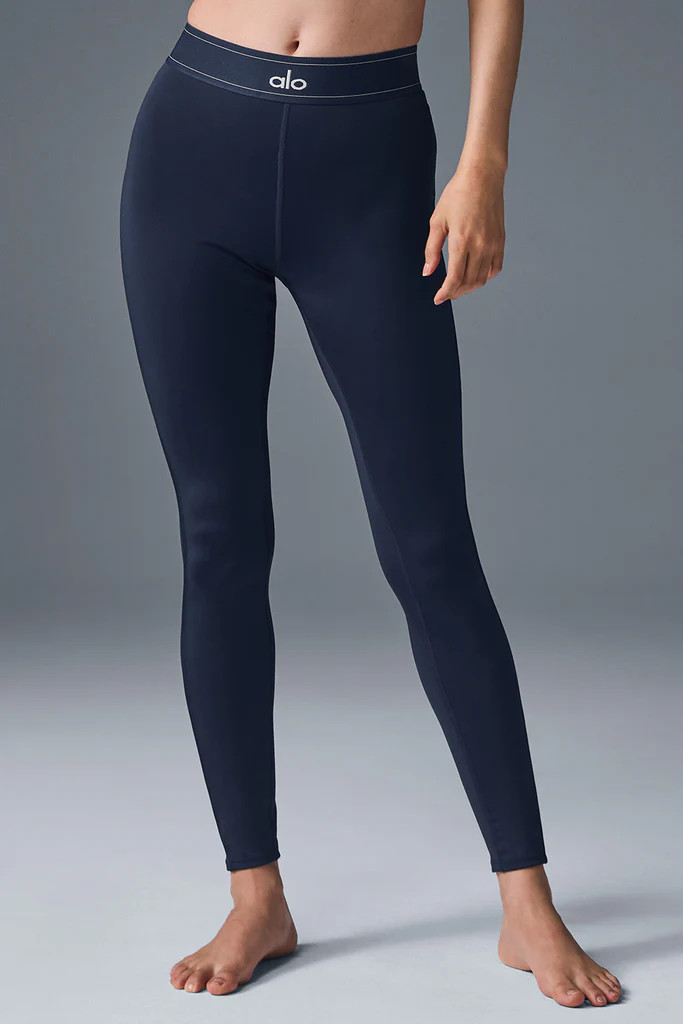 Airlift High-Waist Suit Up Legging - Navy/Navy | Alo Yoga (US)