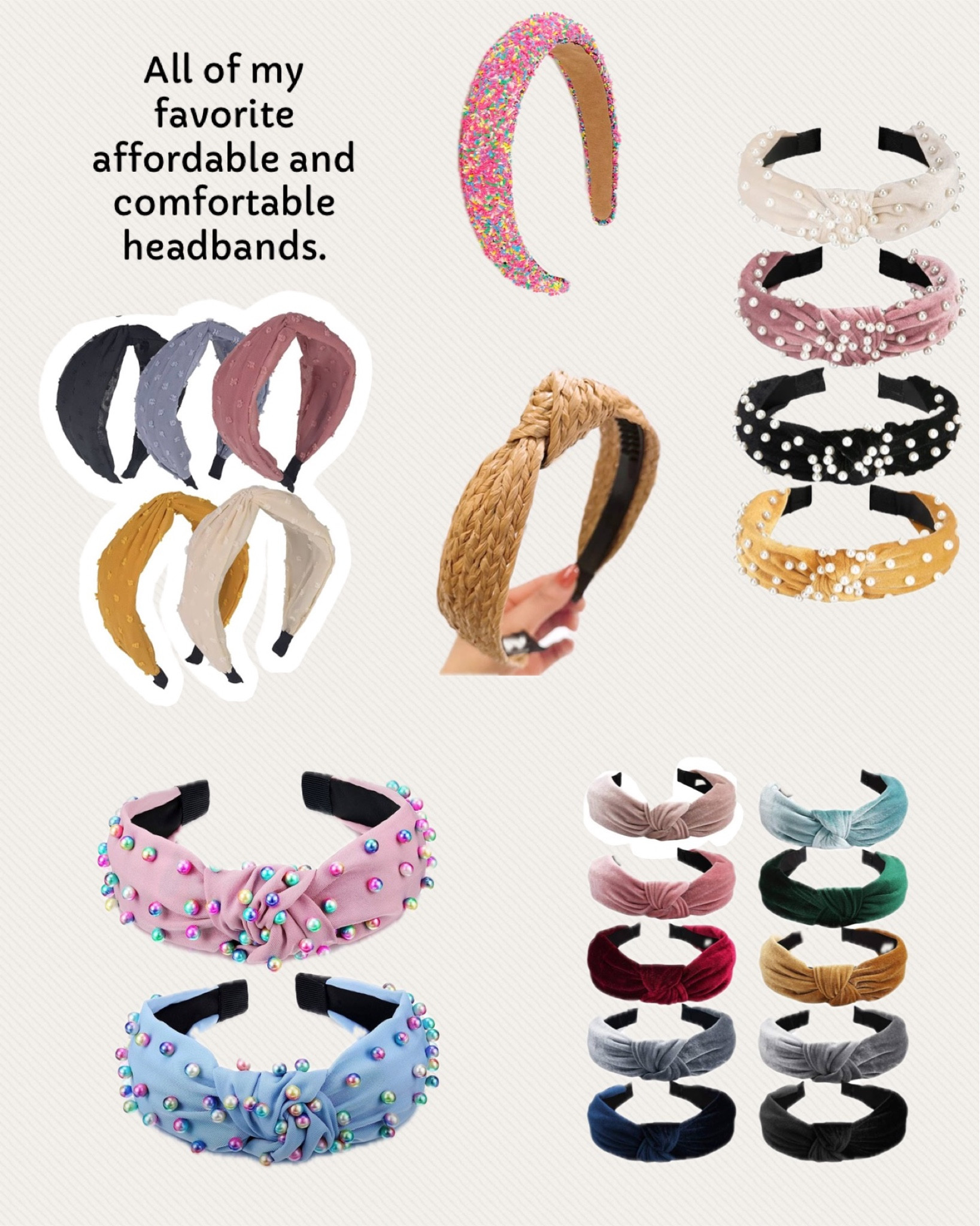 All of my favorite headbands
All affordable
All comfortable
My daughter also wears them
Mommy and me
Gifts for her
Easter baskets 
Favorite things 

#LTKparties #LTKkids #LTKstyletip