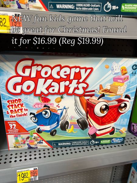 Found this new fun kids game that will be great for Christmas! You see who can balance the most in their carts 🛒😂 I think mom will probably win 🏆. 

It was $19.99 in store but I found it for $16.99 here! 

Christmas gift ideas | family games | family game night  

#LTKHoliday #LTKfamily #LTKfindsunder50