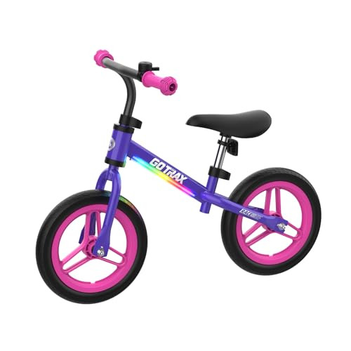 Gotrax KS12 Balance Bike for 2-5, 12" Toddlers Push Bike with LED Light, Adjustable Soft Seat & H... | Amazon (US)