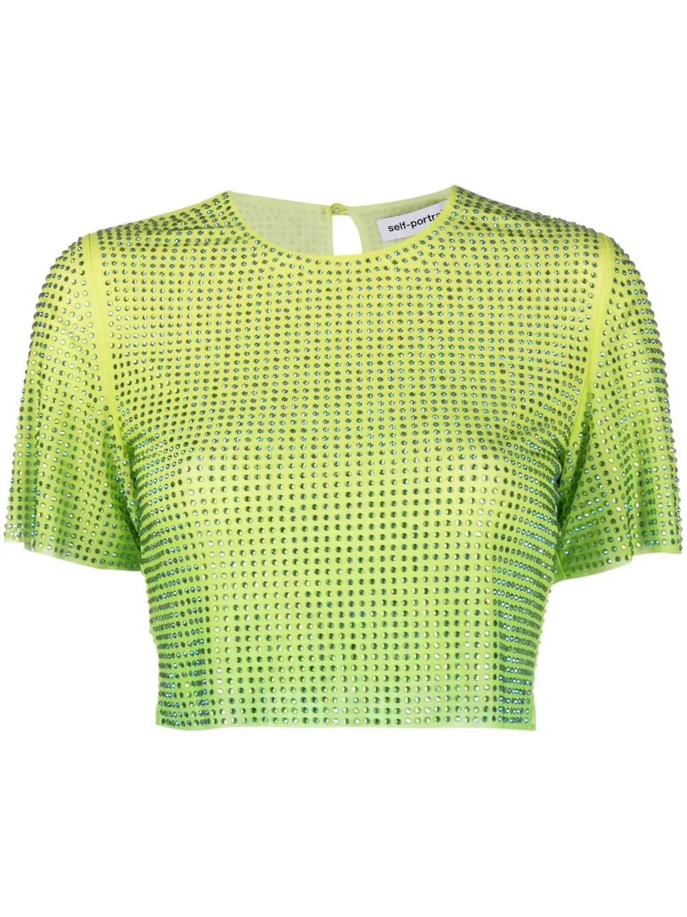Self-Portrait Cropped Top - Farfetch | Farfetch Global