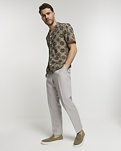 Green suede loafers | River Island (UK & IE)