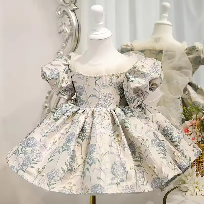 Baby Princess Ball Gown Birthday Party Christening Clothes A1324 Flower Girl Dresses For Weddings... | AliExpress (US)