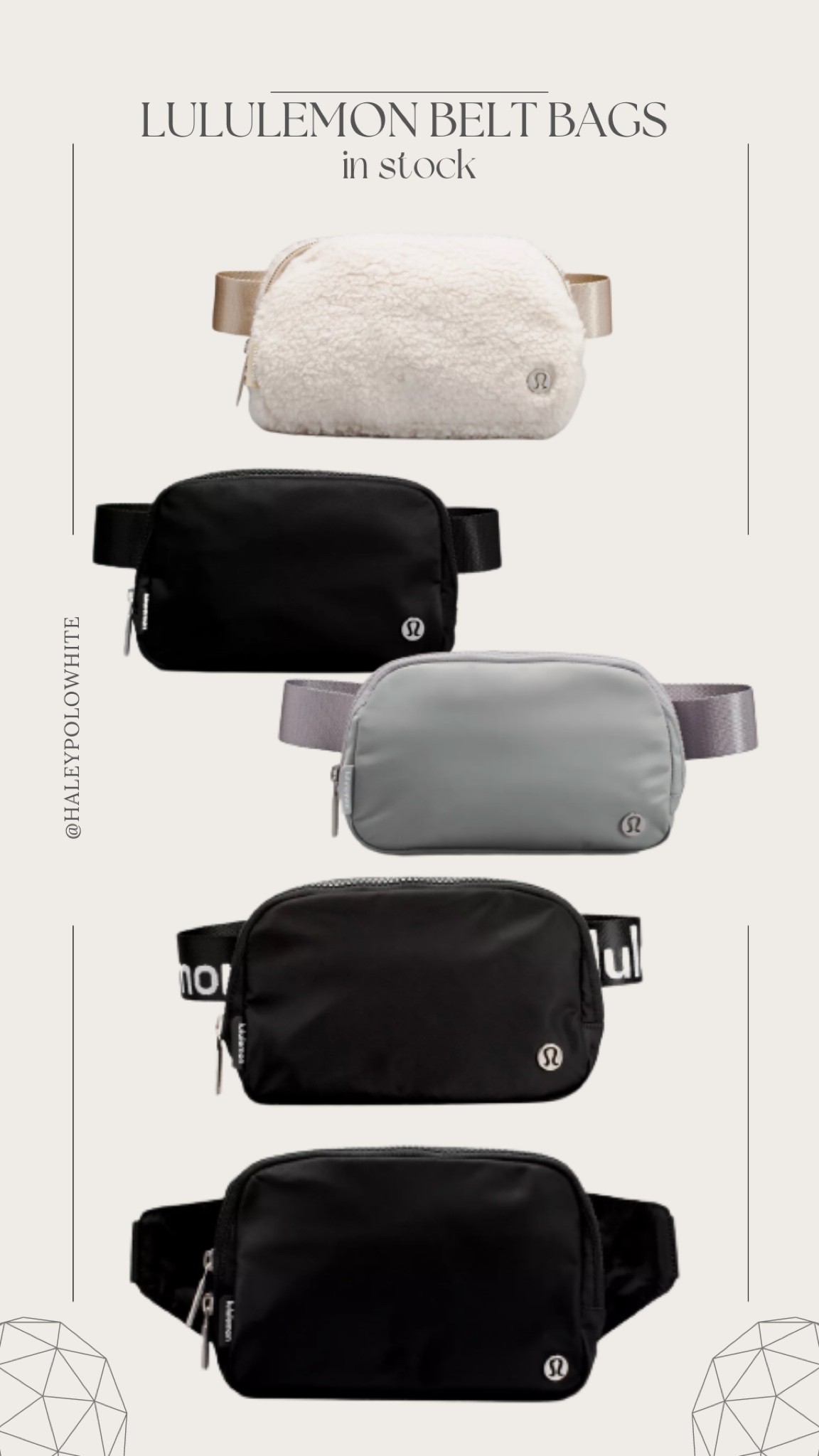 Lululemon belt bags! The everywhere belt bags don’t stay in stock for long! 

#LTKSeasonal #LTKHoliday #LTKitbag