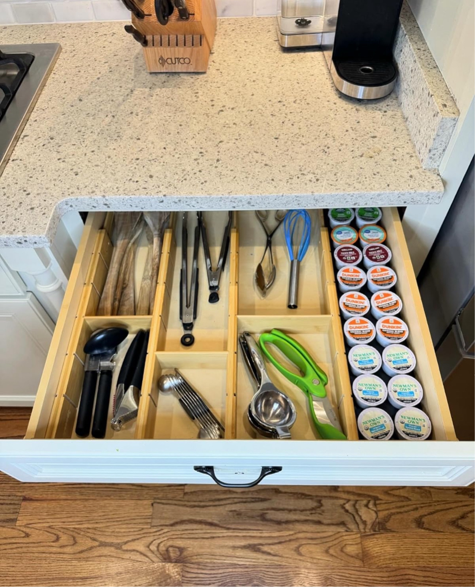Welcome to the 'Just One' series, where I recommend just one product to transform a space in your home. If I had to recommend one product to organize a kitchen, it would be these dividers. These are renter friendly, high quality, and can be adjusted to fit your needs! Organize drawers

#LTKhome