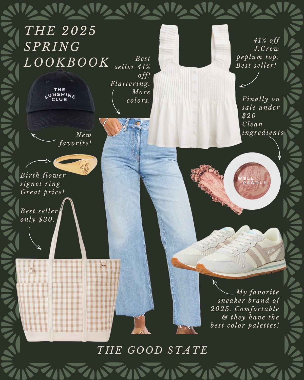 This is for the Farmers Market girlies living their best life while soaking up the warm, golden morning light and embracing the cool breeze Spring has to offer. For the ones with an iced latte in one hand, a buttery croissant in the other, and fresh flowers overflowing from their favorite market tote. This is for the early risers who love all things floral and gingham, their trusty ball cap (or chic sun hat) and the ease of a springtime dress. For the ones who savor slow mornings, midday naps and sunset picnics. This is your season to thrive🥖☀️🧺

#LTKStyleTip #LTKFindsUnder50 #LTKSaleAlert