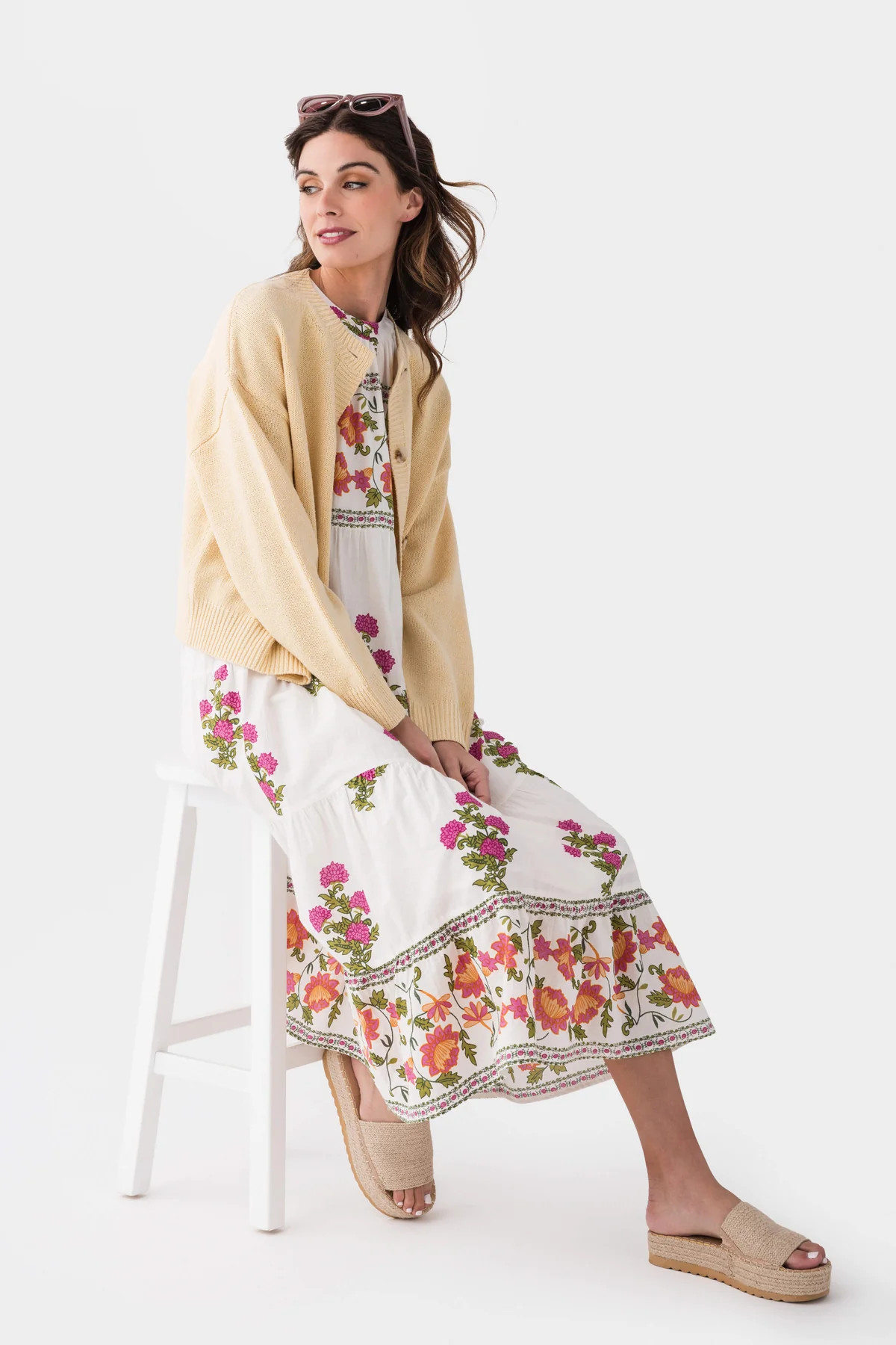 All Row The Lucy Cardigan | Social Threads