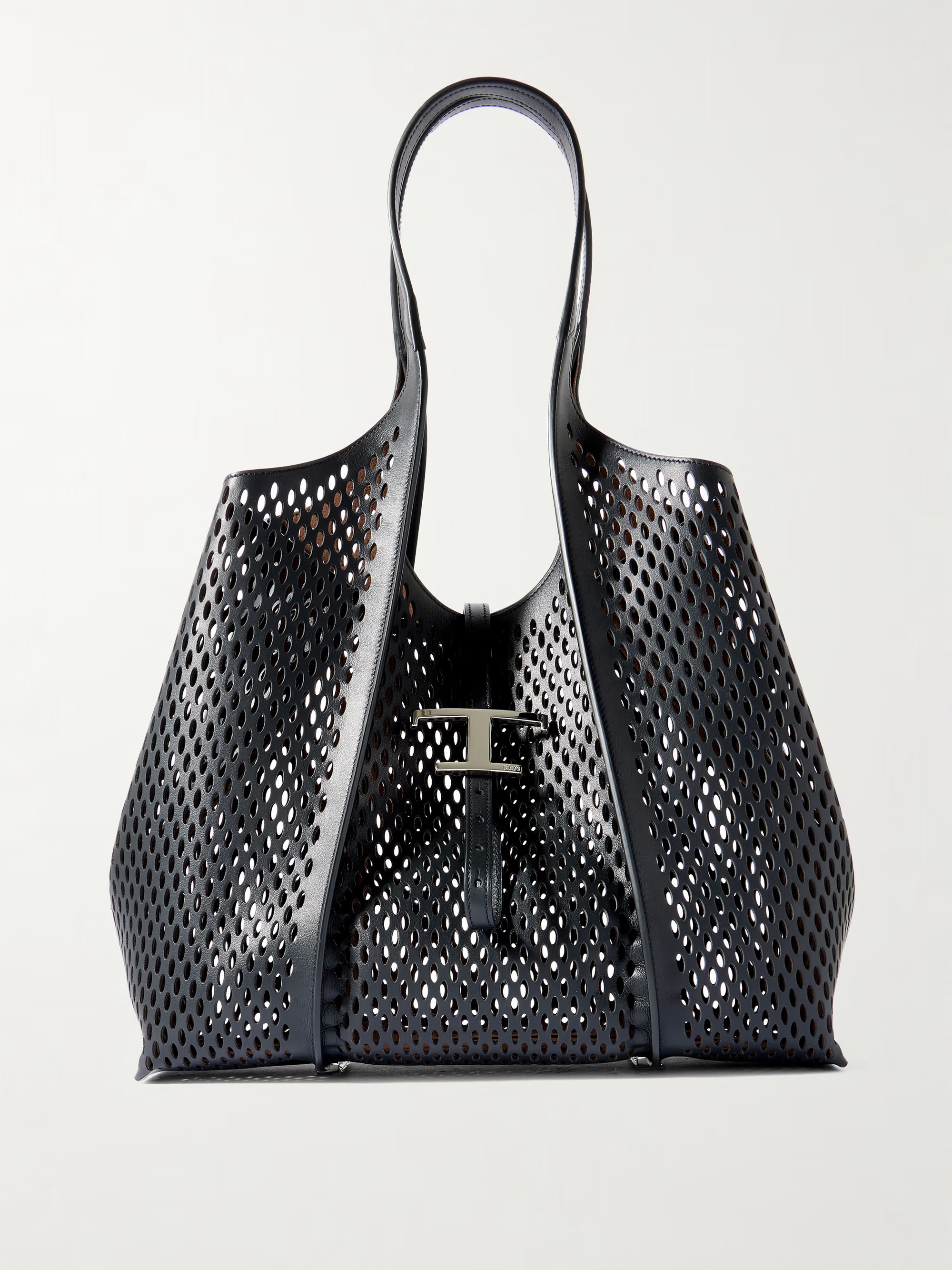 T Timeless cutout leather tote | NET-A-PORTER (US)