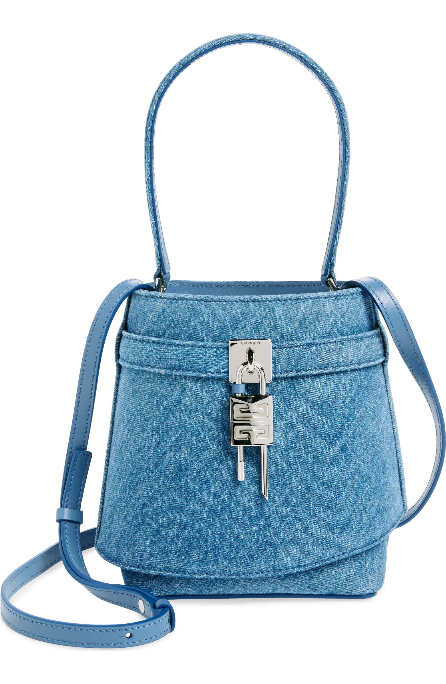 Givenchy Shark Lock Denim Bucket Bag | Nordstrom | Nordstrom