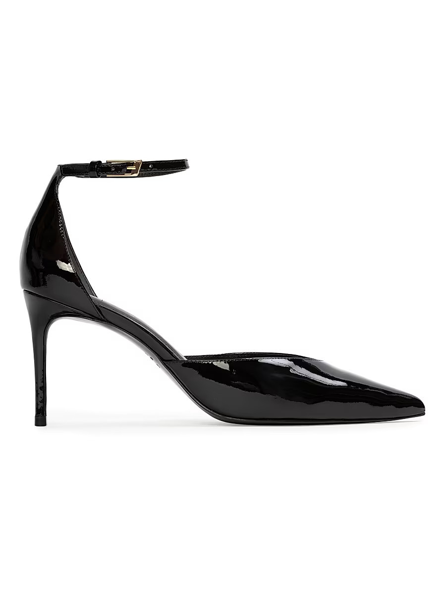 Women's Darcie 80MM Patent Pumps - Black Patent - Size 6 | Saks Fifth Avenue