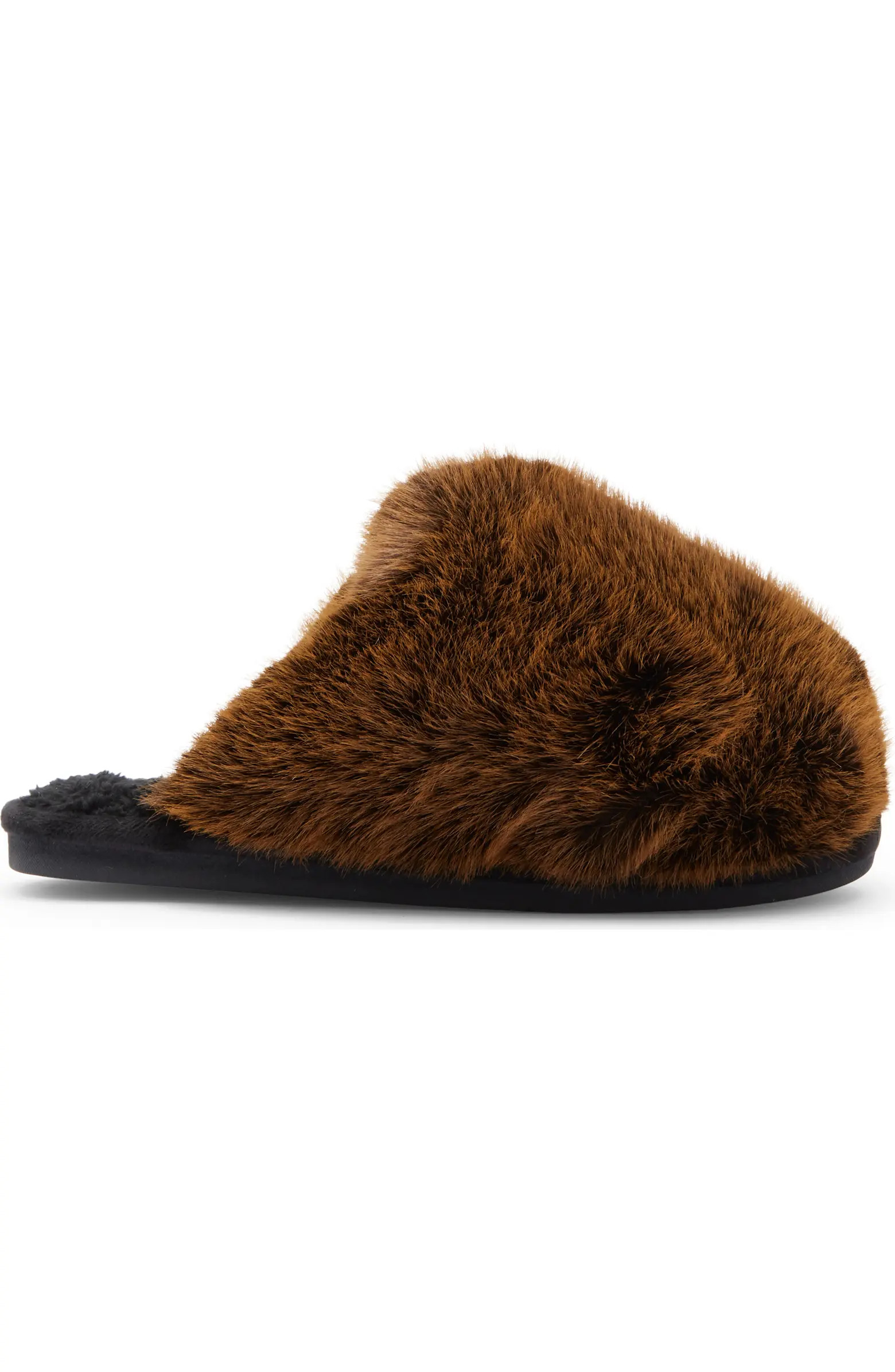 Poof Faux Fur Slipper (Women) | Nordstrom