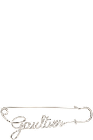 Silver 'The Gaultier' Brooch | SSENSE