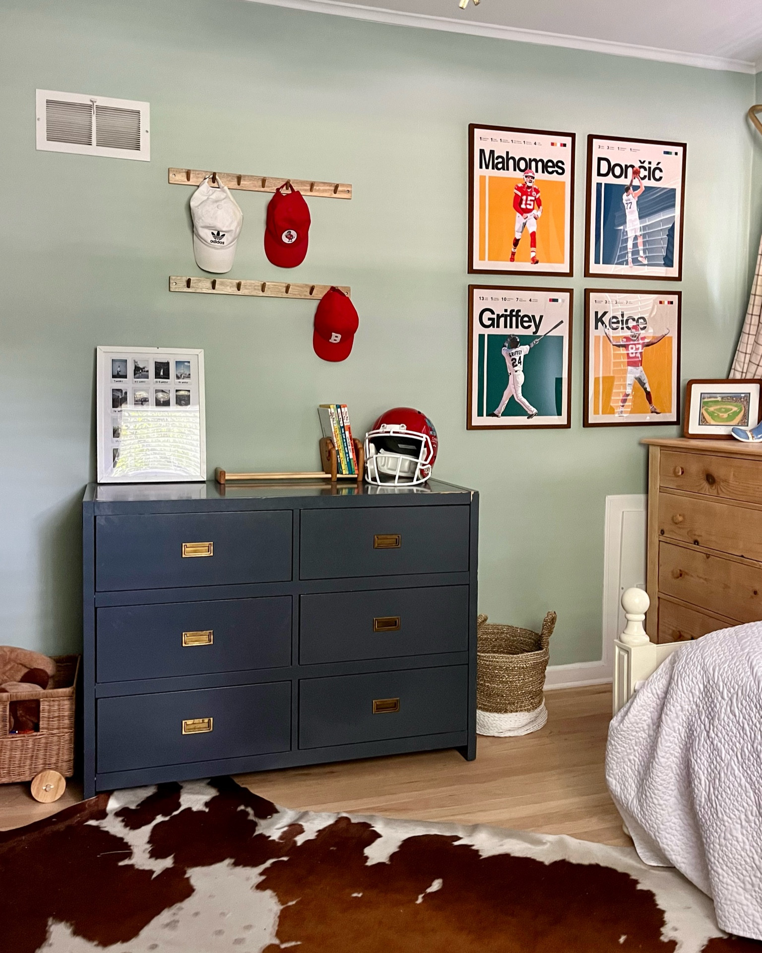 Little boys’ sports bedroom coming together! 

#LTKkids #LTKhome