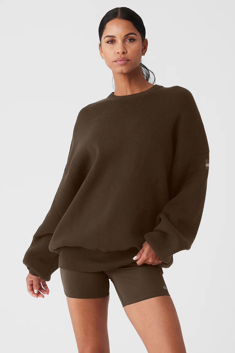 Scholar Crew Neck Sweater | Alo Yoga (US)