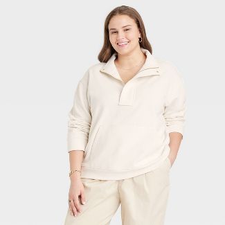 Women's Quarter Zip Sweatshirt - A New Day™ | Target