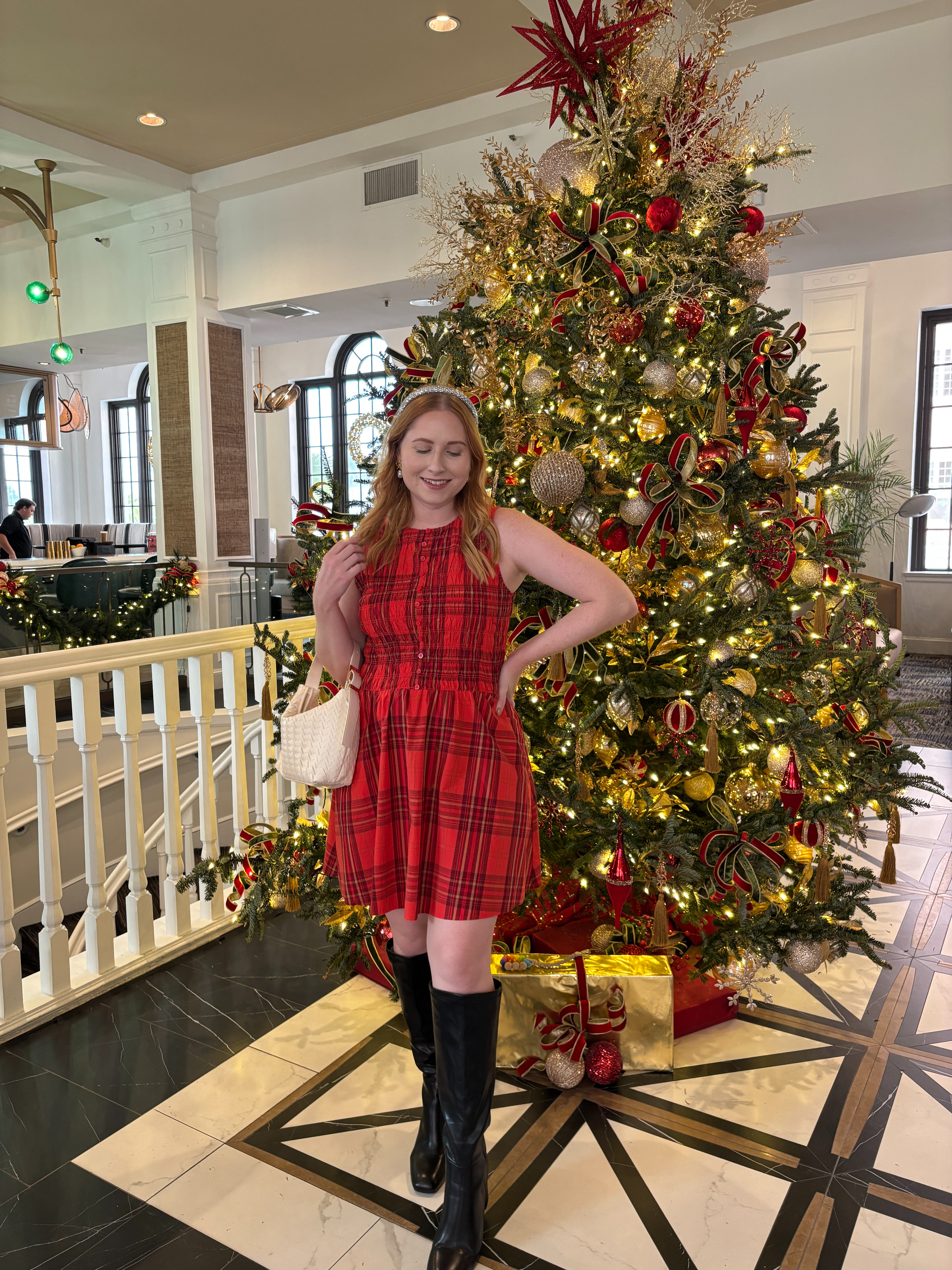 plaid dress size medium 

 #LTKHoliday #LTKSeasonal #LTKFindsUnder50