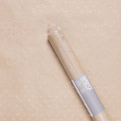 Foil Dotted Wrapping Paper Brown - Spritz&#8482; | Target
