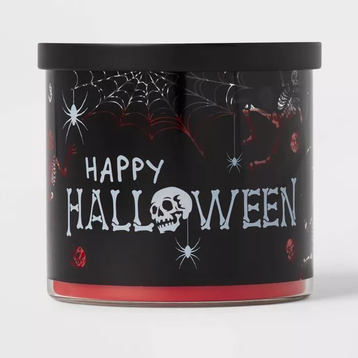 15oz Lidded Glass Jar Happy Halloween Candle - Hyde & EEK! Boutique™ | Target
