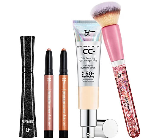 IT Cosmetics Celebrate YOU! CC  & Superhero Anniversary 5pc. Collection | QVC