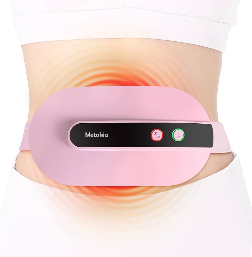 Portable Cordless Heating Pad, Heating Pad for Back Pain with 3 Heat Levels and 3 Vibration Massa... | Amazon (US)