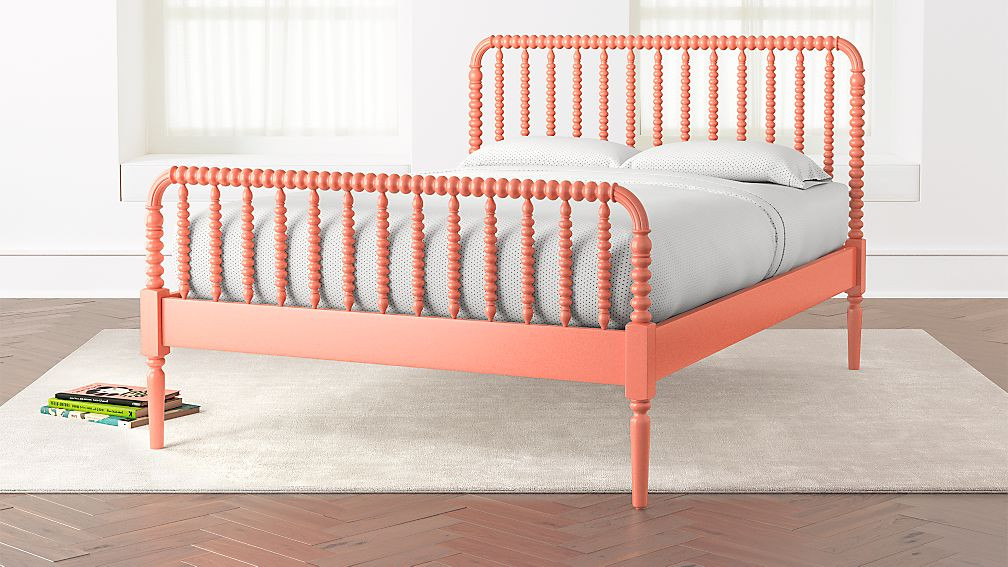 Jenny Lind White Full Bed + Reviews | Crate and Barrel | Crate & Barrel