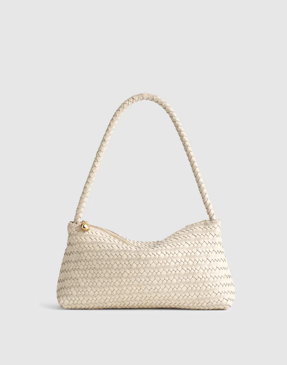 The Signature Woven Mini Zip Shoulder Bag | Madewell