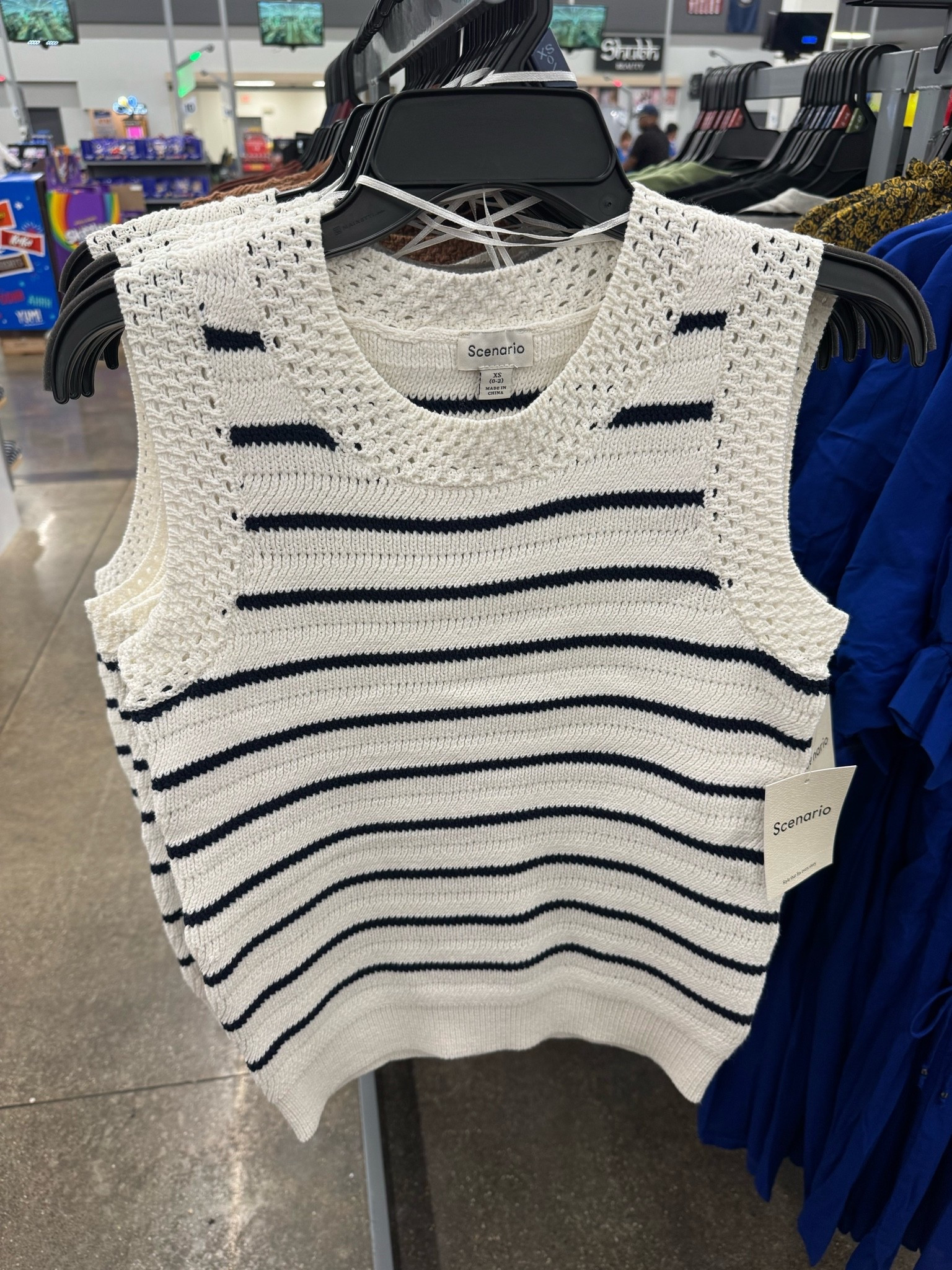Walmart✨ Scenario Women's Sweater Vest with Crochet Trim, Lightweight, Sizes XS-XXXL

#LTKgrwm #LTKWorkwear #LTKootd