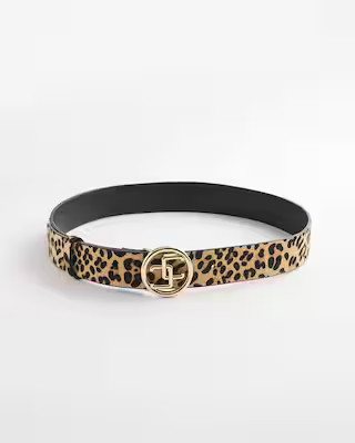CC Logo Leopard Trouser Belt | Chico's