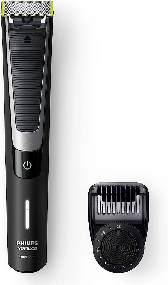 Philips Norelco Oneblade Pro Hybrid Electric Trimmer and Shaver, Black, QP6510/70 | Amazon (US)