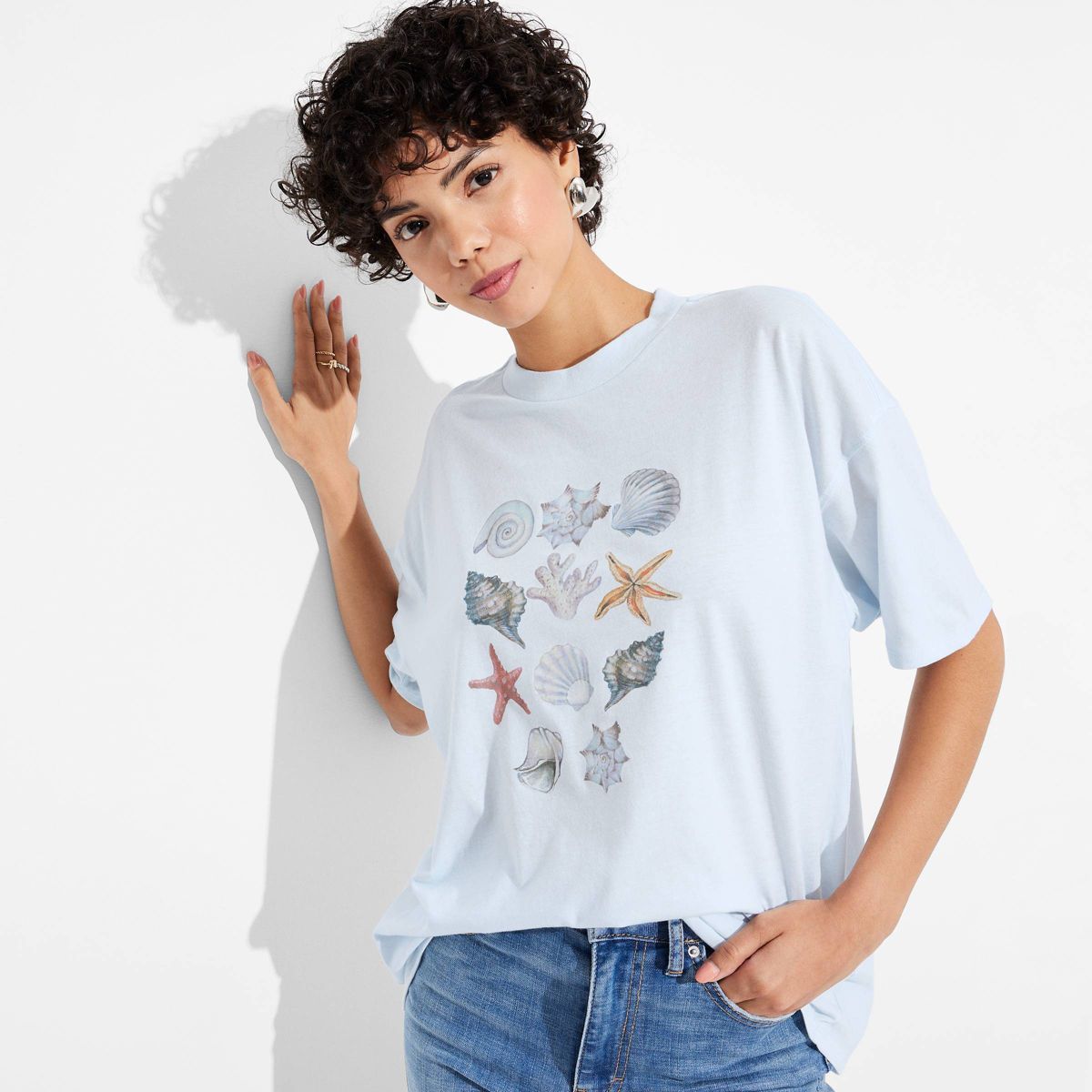 Women's Short Sleeve Oversized Graphic T-Shirt - Wild Fable™ | Target
