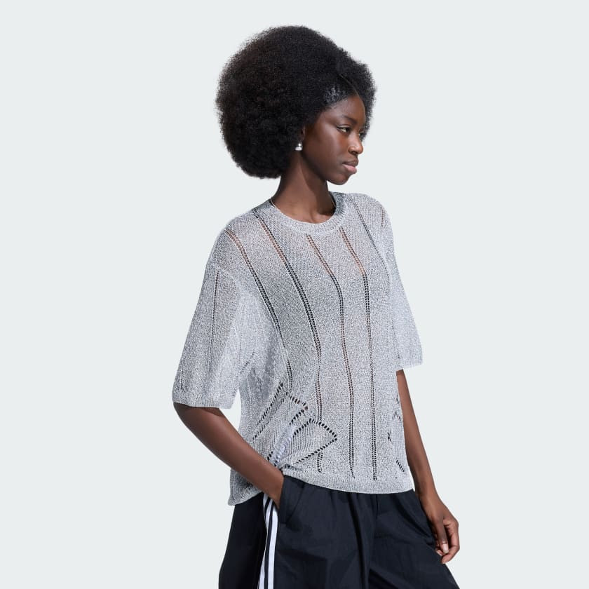 adidas ADILENIUM SEASON 5 SILVER KNITTED JERSEY - Silver | Free Shipping with adiClub | adidas (US)