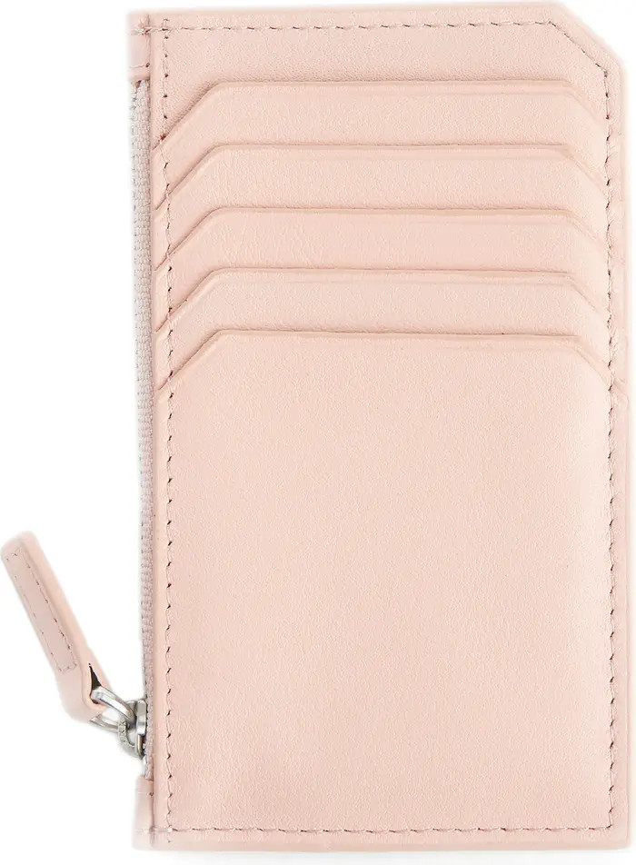 Zip Leather Card Case | Nordstrom
