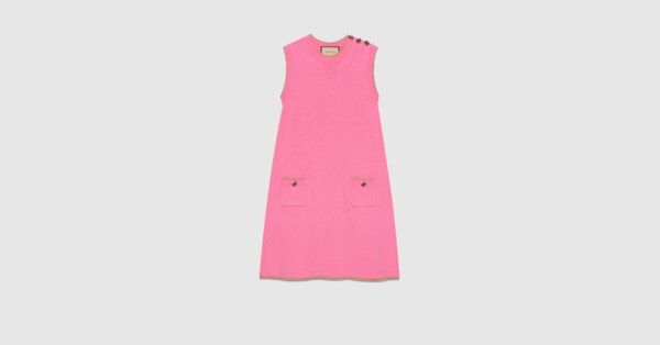 Cotton lamé knit dress | Gucci (US)