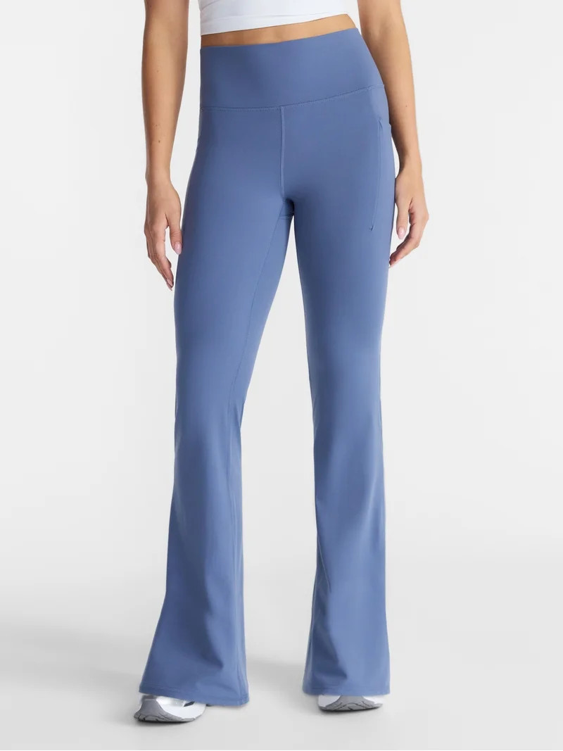 Avia Women's and Women's Plus SoftSculpt Flare Leggings, Sizes XS-4X | Walmart (US)