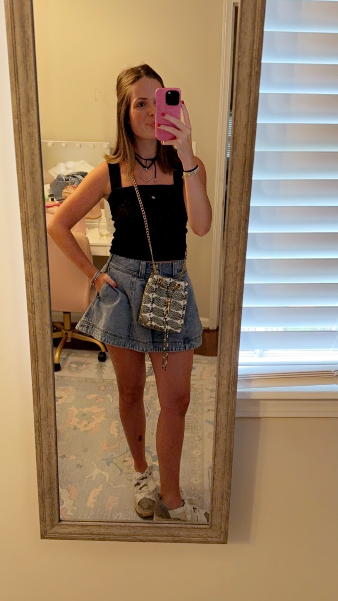 an oldie but a goodie! can’t go wrong w a black tank, comfy jean shorts + a fun purse🖤 a staple of mine for sure

#LTKootd #LTKgrwm