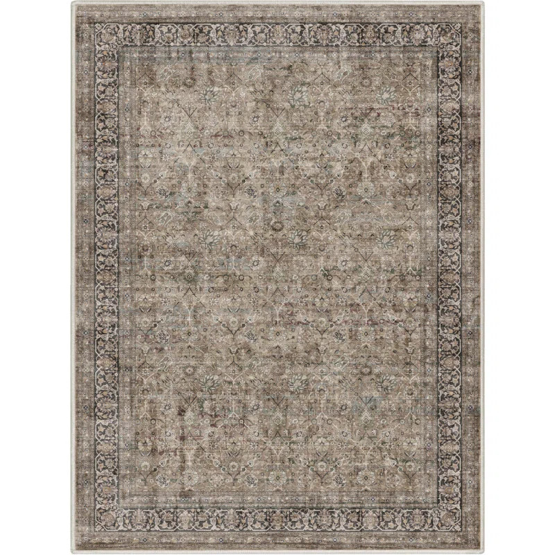 Well Woven Asha Delphine Vintage Persian Oriental Beige Area Rug | Wayfair North America