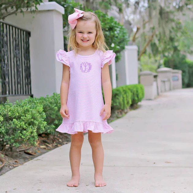Pink Stripe Milly Dress | Classic Whimsy