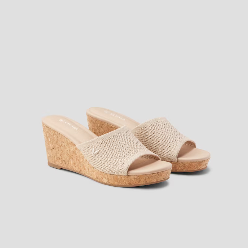 Round-Toe Wedge Sandal (Stacey) | VIVAIA