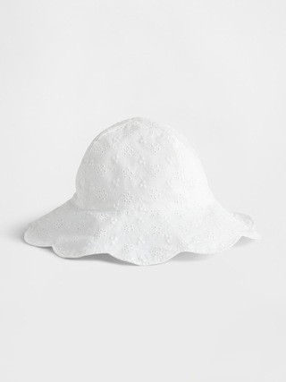 Baby Eyelet Bucket Hat | Gap Factory