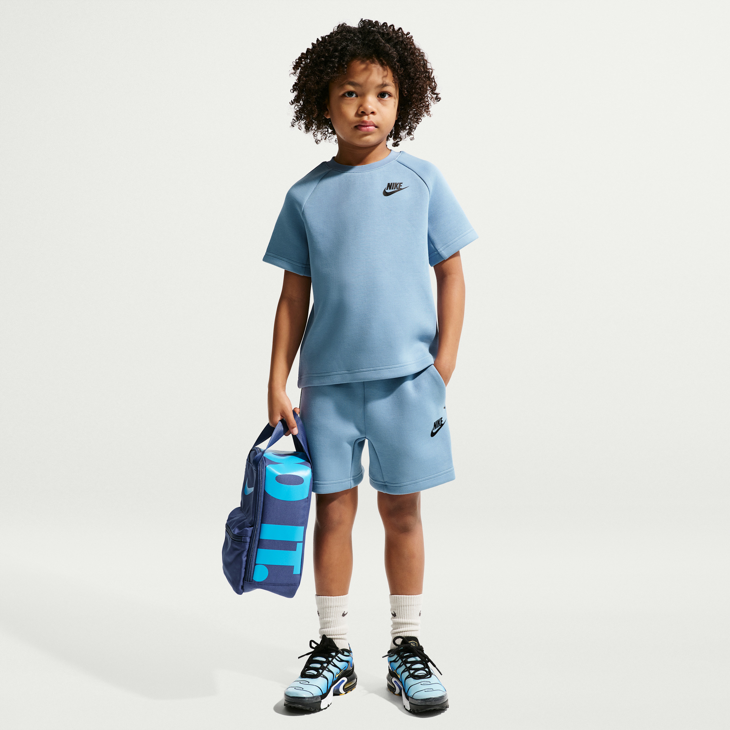 Nike Little Kids' 2-Piece Crew Set in Blue | 86M879-U1T | Nike (US)