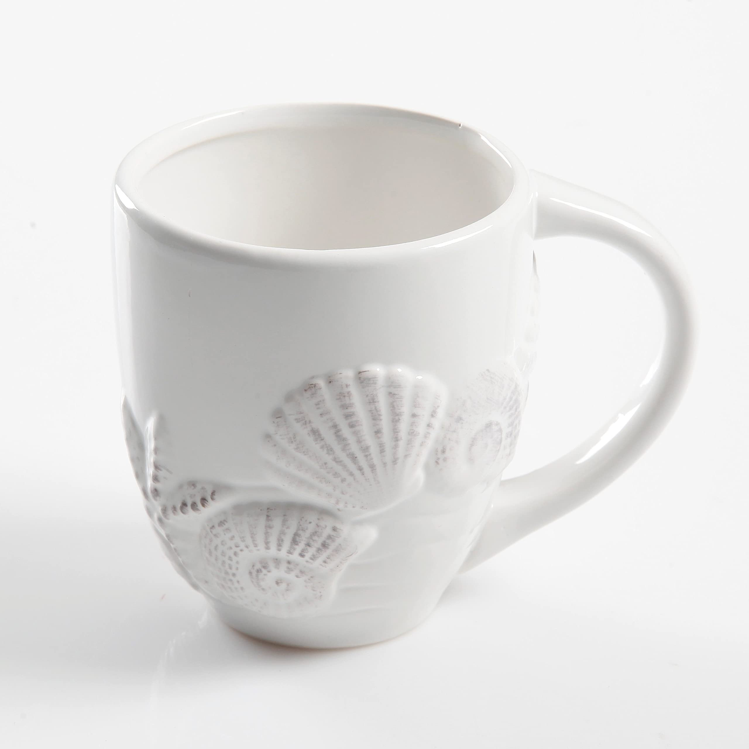 Coastal Home Round Seashell Mug One Size | Amazon (US)