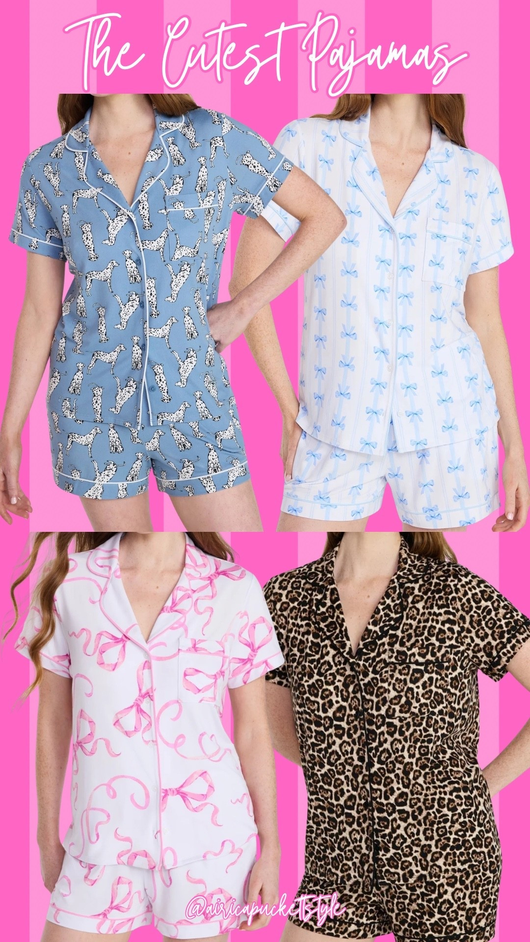 The cutest pajamas from Walmart! Multiple patterns and styles available 

#LTKselfcare #LTKGiftGuide #LTKFindsUnder50