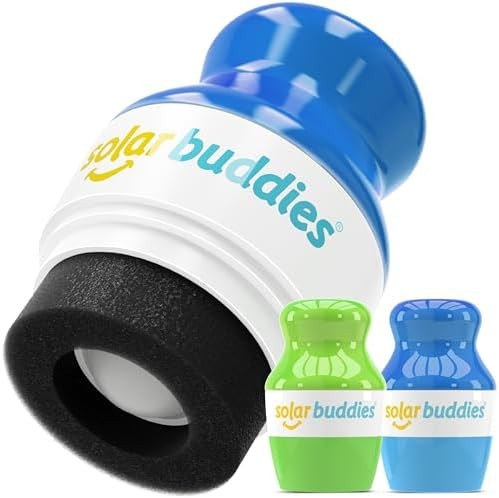 Solar Buddies Empty Refillable Applicator - Green & Blue Duo - BPA-Free Roll-On Sponge for Lotion... | Amazon (US)