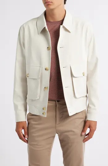 Reiss Barry Cotton Blend Jacket | Nordstrom | Nordstrom