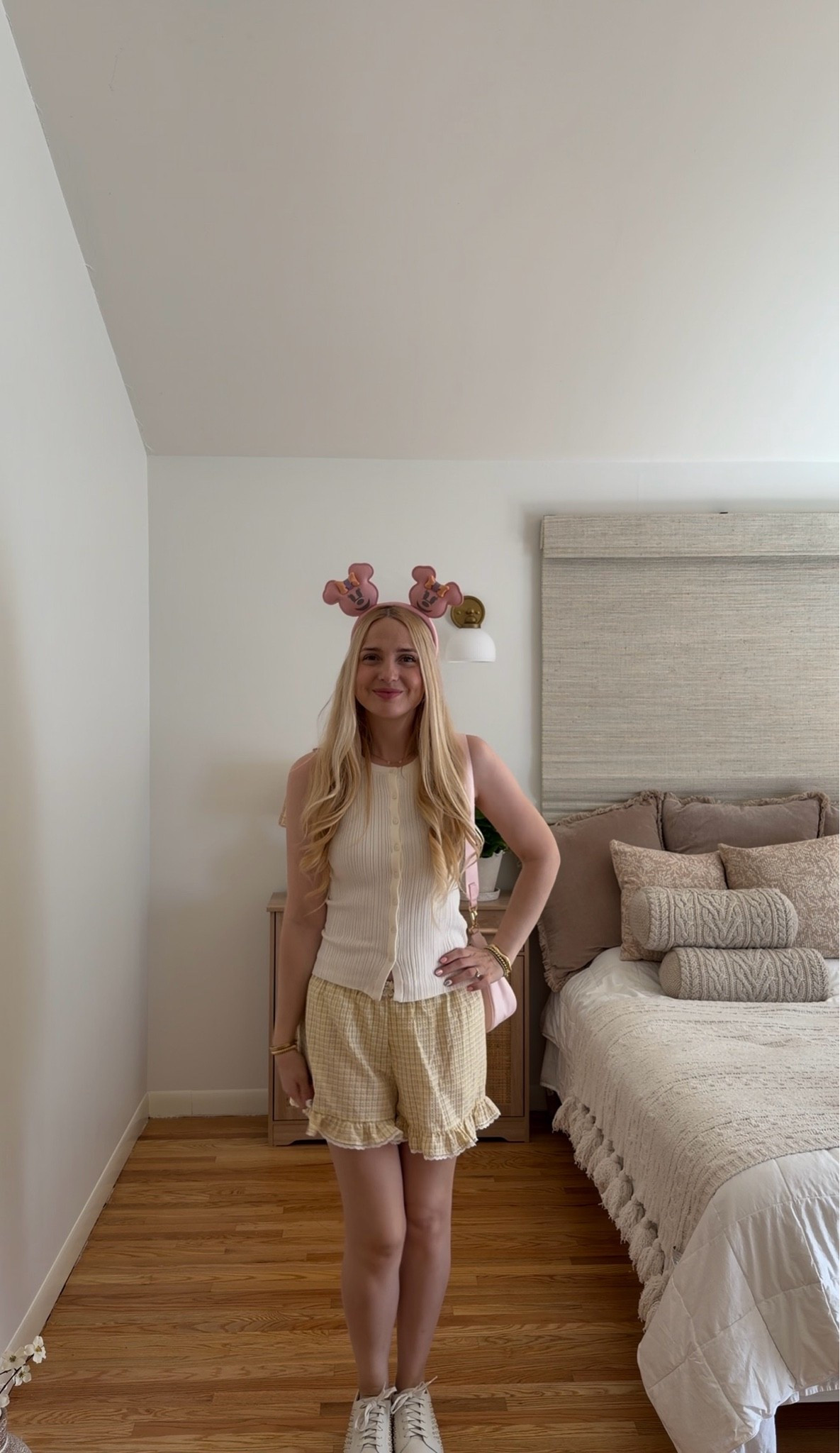 Oh hello! Get ready with me ✨

Outfit details:
Shirt — Nordstrom, size S
Shorts — Nordstrom, size S
Shoes — Frankie 4, size 8.5
Bag — Lululemon
Ears — Disneyland 

I linked everything I could! Let me know if you have any questions about sizing or any of the pieces. Hope you guys have the most beautiful day! 🤍

#LTKootd #LTKgrwm #LTKmomlife