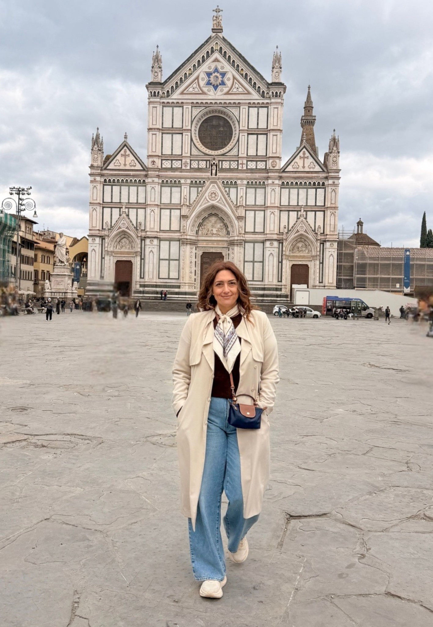  A thin cashmere sweater  was perfect for layering on the chillier days. 

#LTKover50style #LTKjeans #LTKmidsize