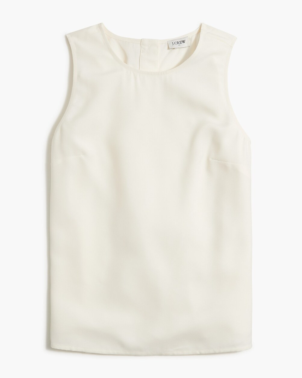 Sleeveless button-back shell | J.Crew Factory